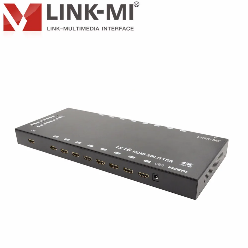 

LINK-MI SP16-4K2K HD Video 1x16 HDMI Splitter W/3D 4Kx2K hd splitter 1x8 1x2 1x4 3D Video