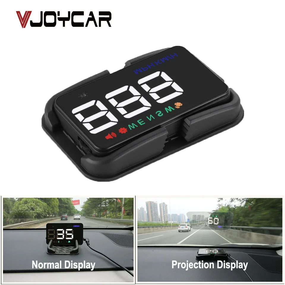 Универсальный автомобильный HUD GPS измеритель скорости o Head Up Display A5 цифровой