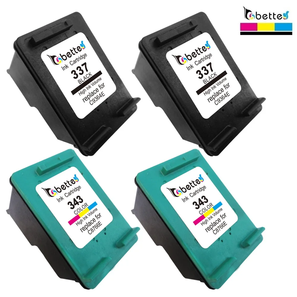 4PK телефон для HP 337 343 Photosmart C4100 C4110 C4140 C4150 C4170 C4173 C4175 C4180 C4183 C4188 C4190 C4193 | Компьютеры и