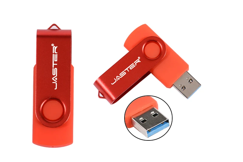 JASTER вращение USB флеш-накопитель металлический накопитель 128 ГБ Usb флешка 3. 0 Флешка 64 ГБ 32 ГБ 16 ГБ 8 ГБ 4 ГБ высокоскоростная Флешка-накопитель