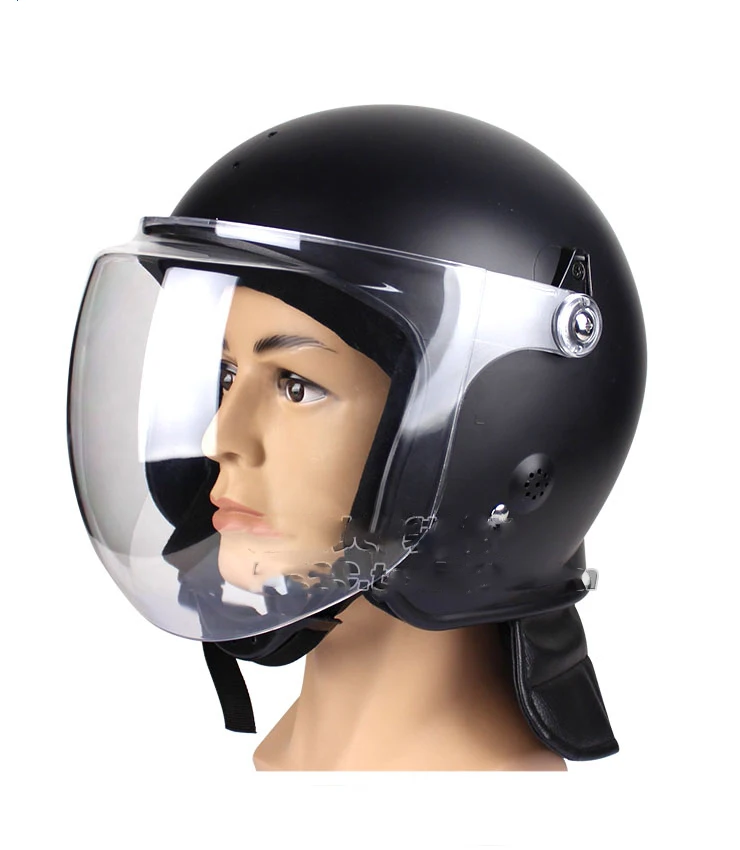 

Anti fogging transparent Riot proof tactical helmet Safety helmet Wind proof neck guard Motorcycle helmet