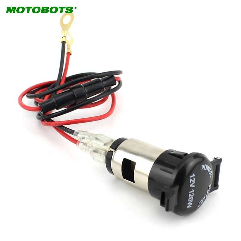 

MOTOBOTS, 1 шт., новинка, 12 В, 120 Вт, мощность, мотоцикл, автомобиль, мотоцикл, прикуриватель, разъем, USB зарядное устройство # AM2657