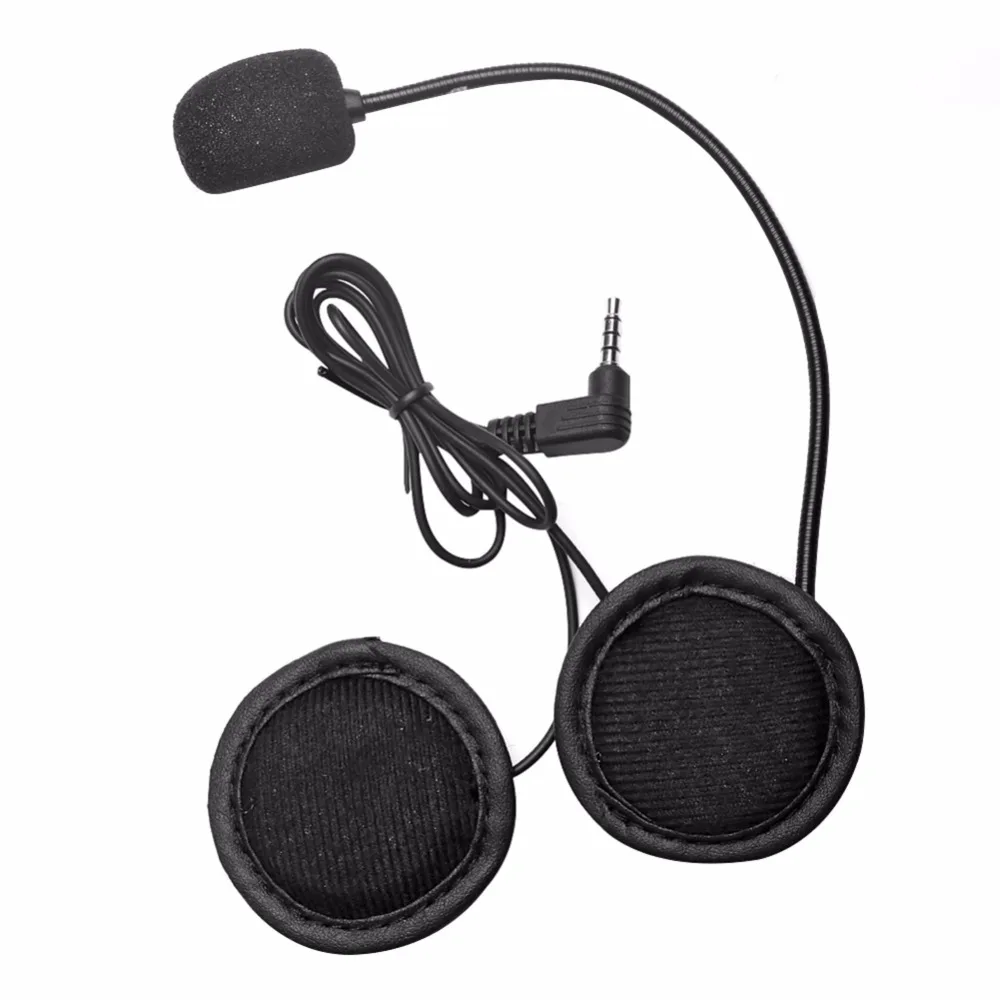 

3.5mm Jack Plug Microphone Speaker Earphone Replacement Helmet Motorcycle Intercom for Vnetphone V4 V6 Bluetooth Accessories