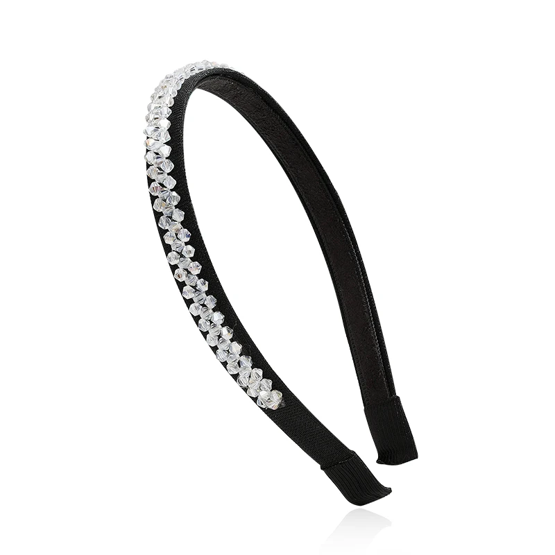 

CHIMERA Simple Crystal Headband for Women Sparking Rhinestone Hair Bands Bridal Wedding Hair Accessory Hair Hoop for Ladies
