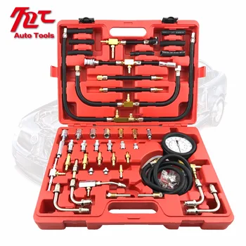 TU-443 Deluxe Manometer Fuel Pressure Gauge Engine Testing Kit Fuel Injection Pump Tester tu 443 deluxe manometer fuel injection pressure tester gauge kit system 0 140 psi