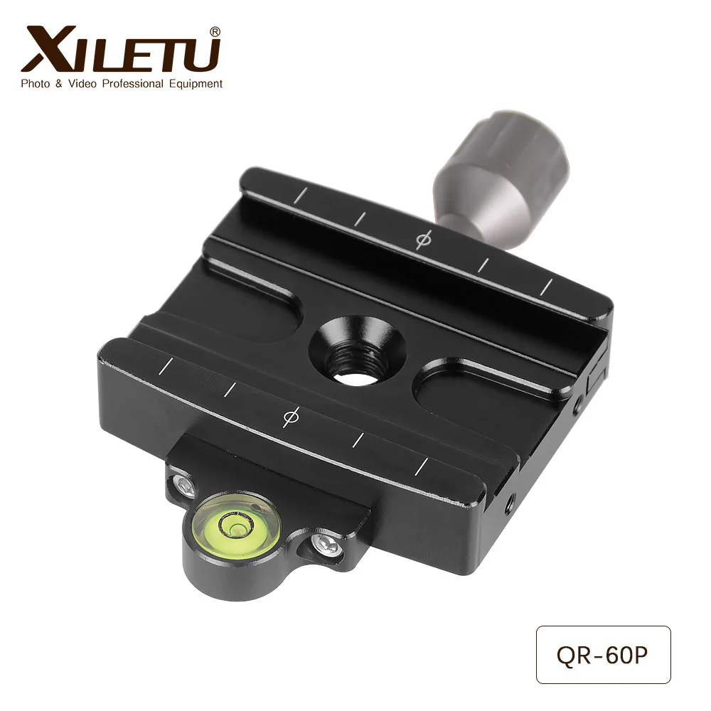 

Free Shipping XILETU QR-60P Camera Tripod Monopod Clamp Adapter Quick Release Clamp For Manfrotto Gitzo RRS ARCA-SWISS SIRUI