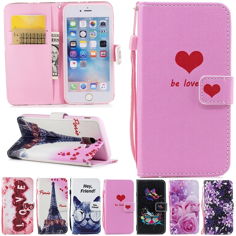 

Art Wallet Case for Sony Xperia 10 Plus 1 L1 L2 L3 XZ1 XZ2 Compact XA2 XA1 Ultra Painted Flower Cartoon PU Leather Flip Cover
