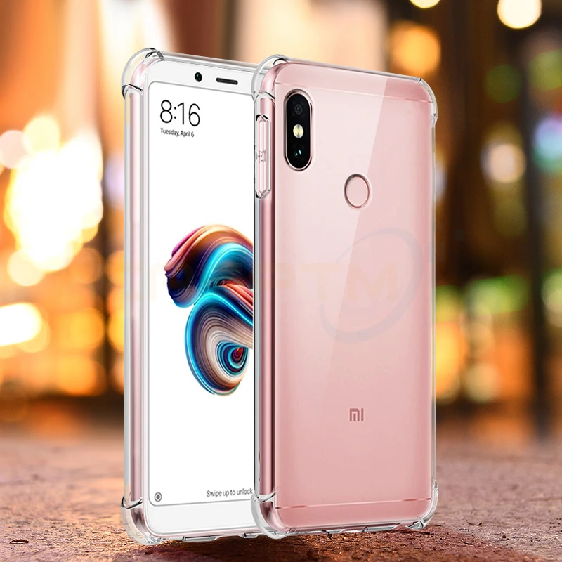 

CASPTM For Xiaomi Redmi Note 6 Pro 5 Plus 6A Back Cover Soft TPU Anti-fall Phone Case For Xiaomi Mi 8 Lite SE A2 A1 Pocophone F1