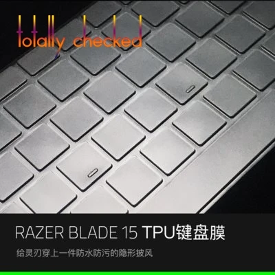 Защитная Прозрачная клавиатура из ТПУ для Razer blade 15 15,6 дюймов