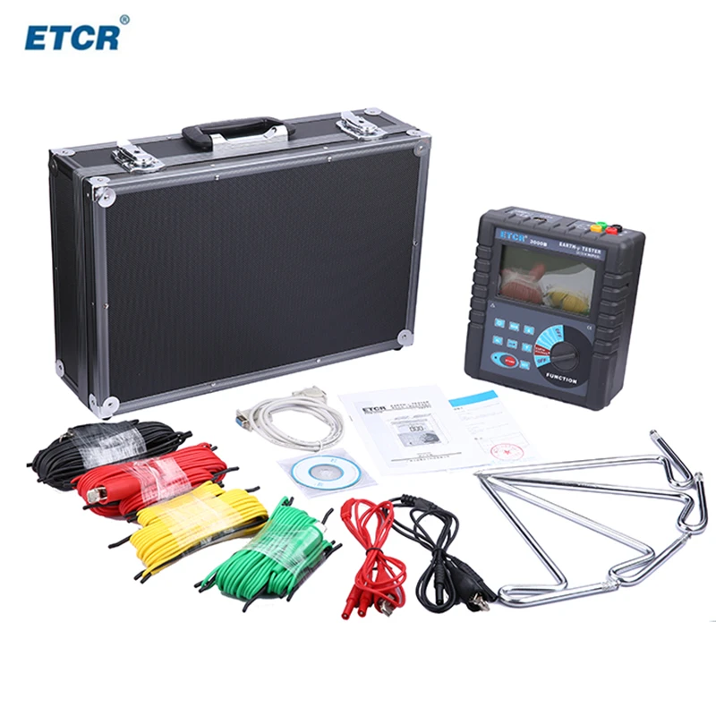 ETCR3000B 0.00-30.00kohm Digital Earth Resistance Tester Ground meter with CE certification Fast shipping | Инструменты