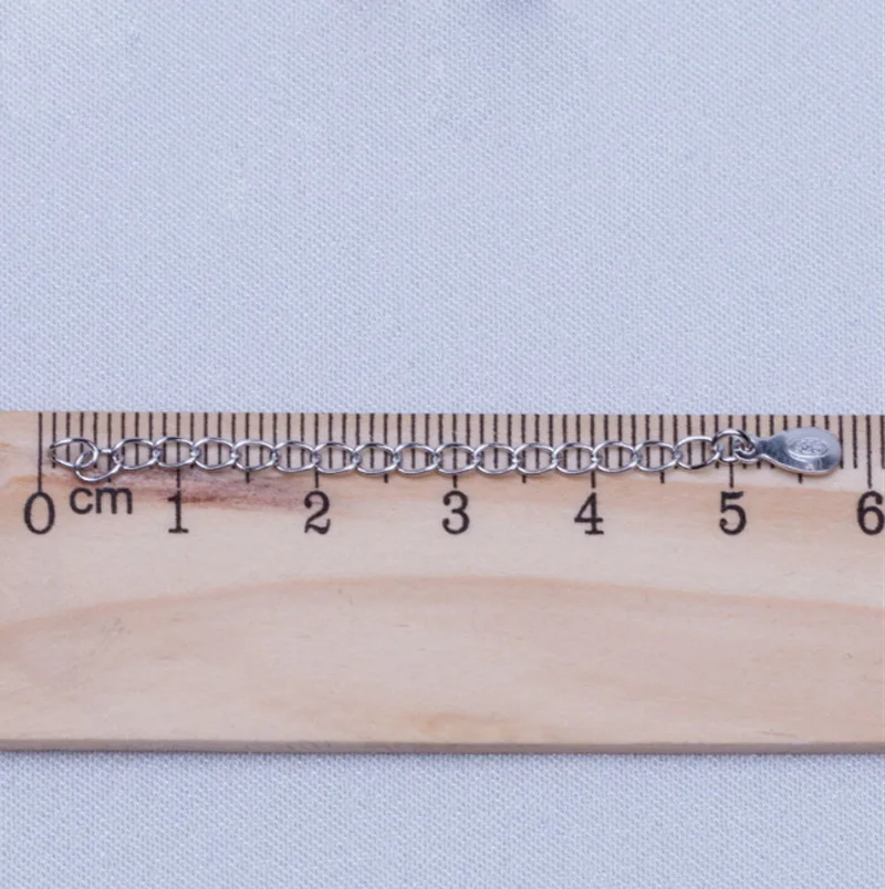 Цепочка с хвостом из стерлингового серебра 925 пробы DIY браслет ожерелье
