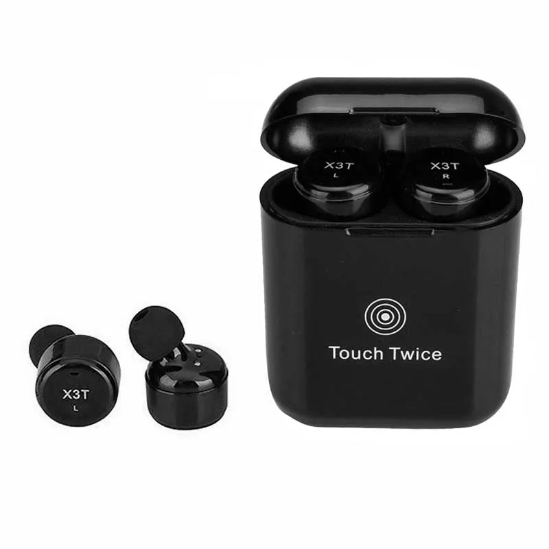 

Twins TWS X3T Truly Wireless Bluetooth Earphones Mini HiFi Earbuds With Mic Auriculares Bluetooth fone PK I7S X2T X1T Headsets