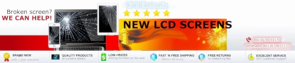 Tela de reposição para lenovo y50 e