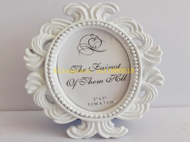 

100pcs/lot Free Shipping Wedding favor giftaways White & black Baroque Elegant Place Card Holder Photo Frame