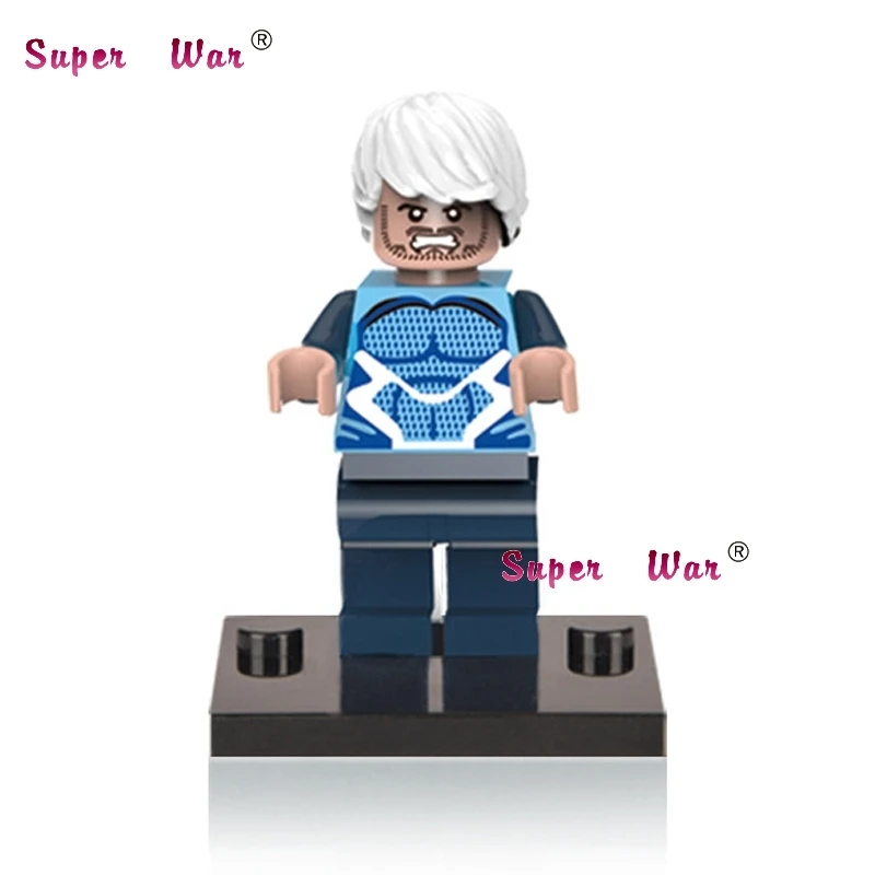 

Single Sale superhero marvel avengers Quicksilver building blocks action sets model bricks toys for children