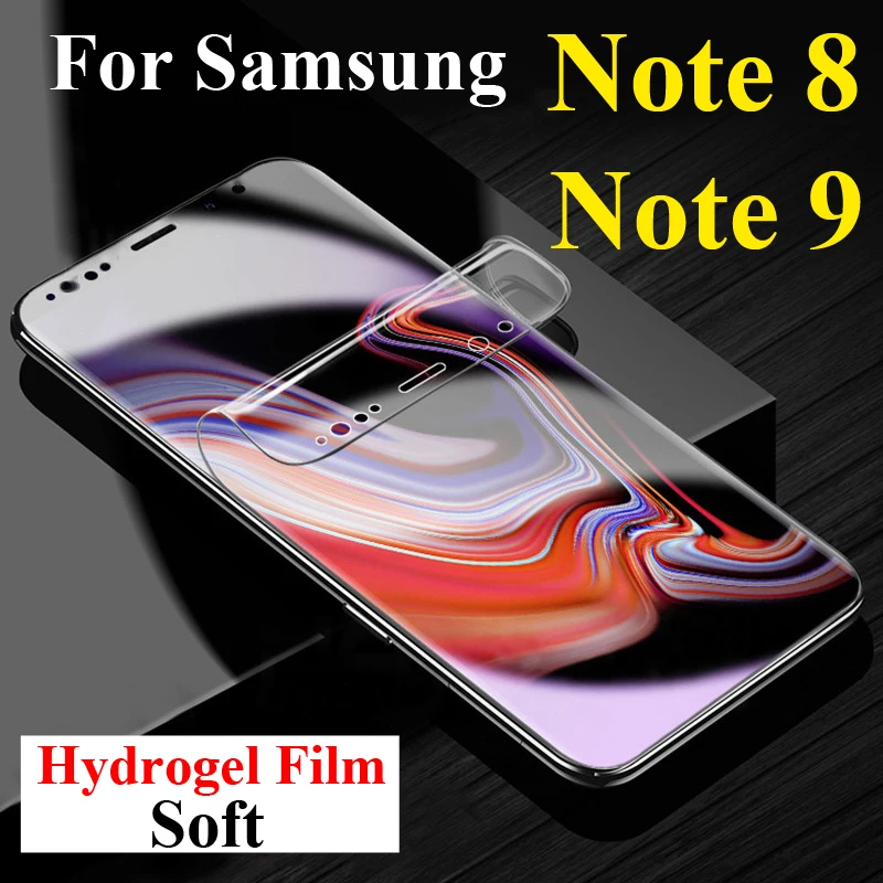 Мягкое стекло для samsung Galaxy Note 9 протектор экрана Note8 TPU Sansung Not 8 гидрогель Note9 пленка защитная Not9 Sumsung Not8