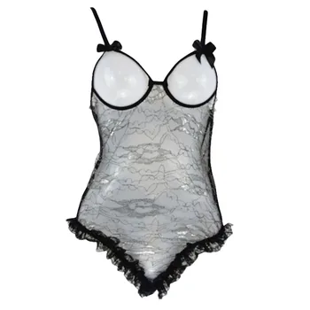 

sexy black underwear lace embroidery perspective open underwear pajamas funny toys