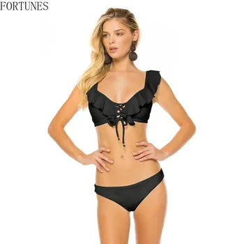 

2018 Sexy Brazilian Bikini Swimwear Women Push Up Bikini Set Two Piece Swimsuit Female Solid Bandage Biquini Bathing Suit