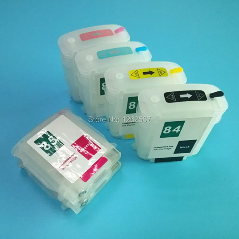 BOMA HP84 HP85 заправляемые картриджи с чипами ARC для принтеров HP Designjet 30 90 130 84 85 |