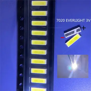 100pcs EVERLIGHT LED 7020 LED Backlight TV High Power 0.5W 3V LED Backlight Cool white For LED LCD TV Backlight Application
100pcs EVERLIGHT LED 7020 LED Backlight TV High Power 0.5W 3V LED Backlight Cool white For LED LCD TV Backlight Application