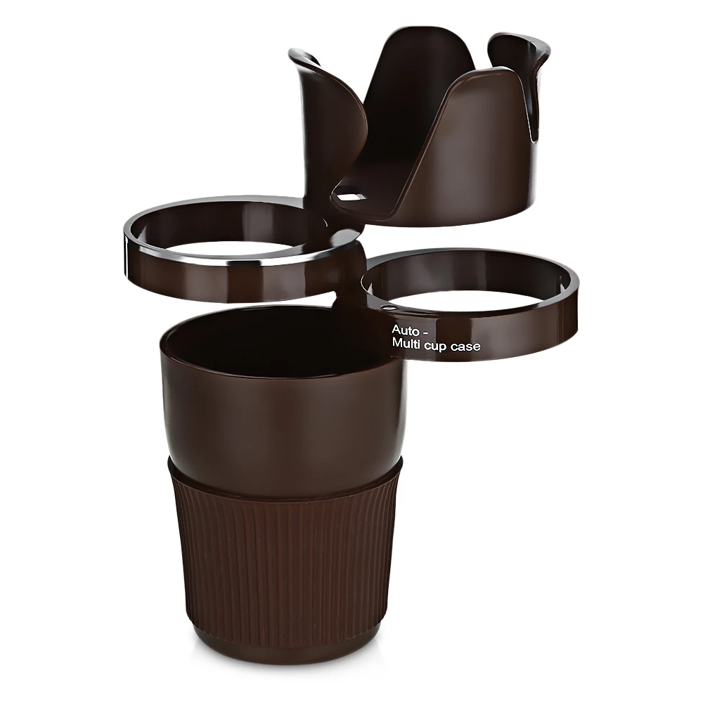 Coffee color Авто Универсальный многофункциональный 5 в 1 держатель чашки телефон солнцезащитные очки Аксессуары для карт - Название цвета: Coffee color