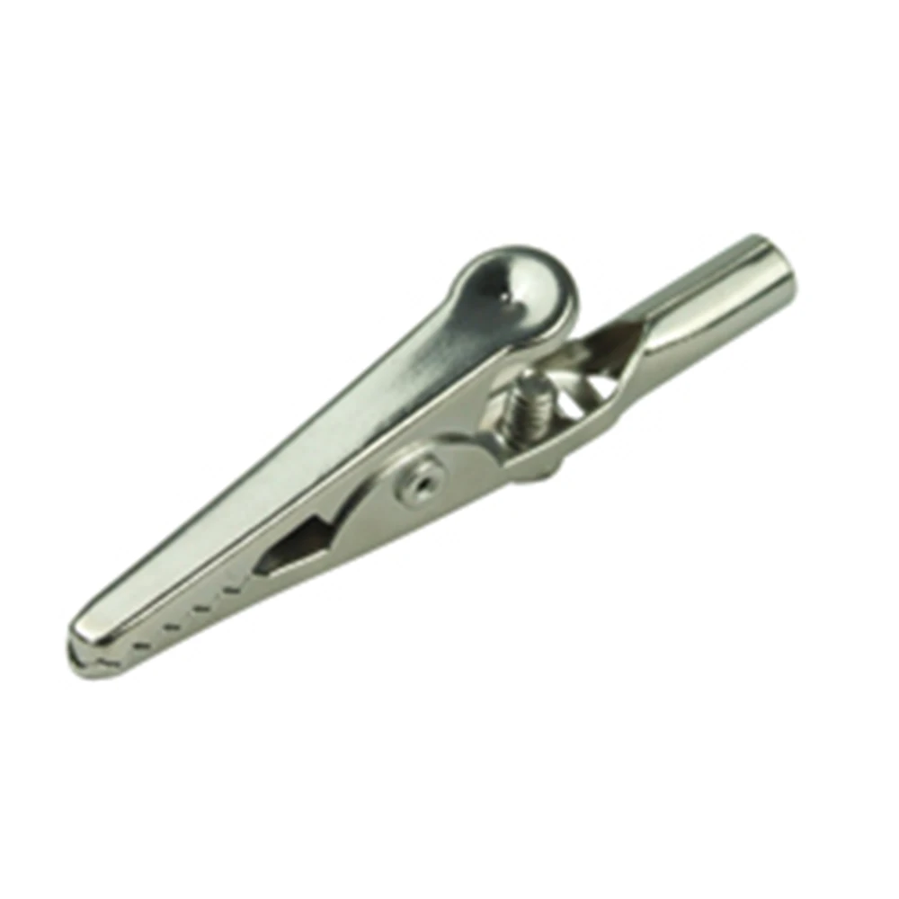 

Clip Telephone Test Prod Clip 4mm Multimeter Alligator Clip Crocodile Clamp (50 pcs per package)