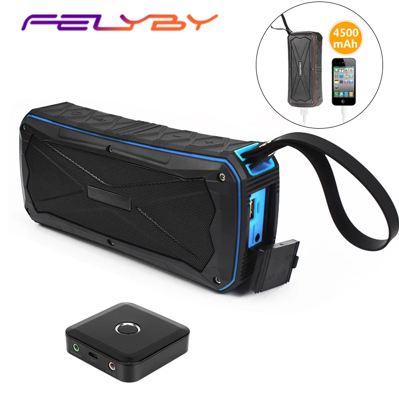 

FELYBY S610 Outdoor Portable Bluetooth Wireless Speaker Mini Waterproof Stereo Speaker Subwoofer Support AUX TF Card For Phone