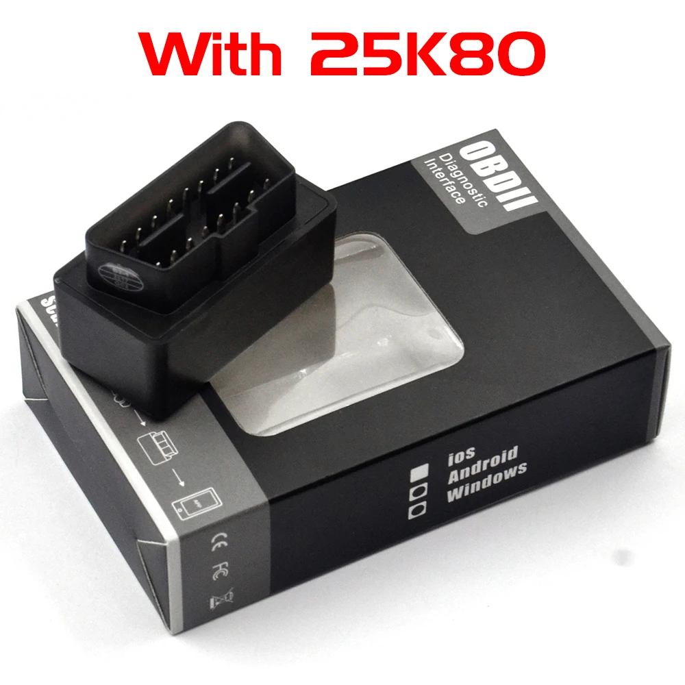 25K80 Мини elm327 V1.5 Bluetooth OBD2 автомобильный диагностический инструмент V1.5 Elm-327 адаптер obd-ii Авто диагностический сканер инструмент для чтения кода