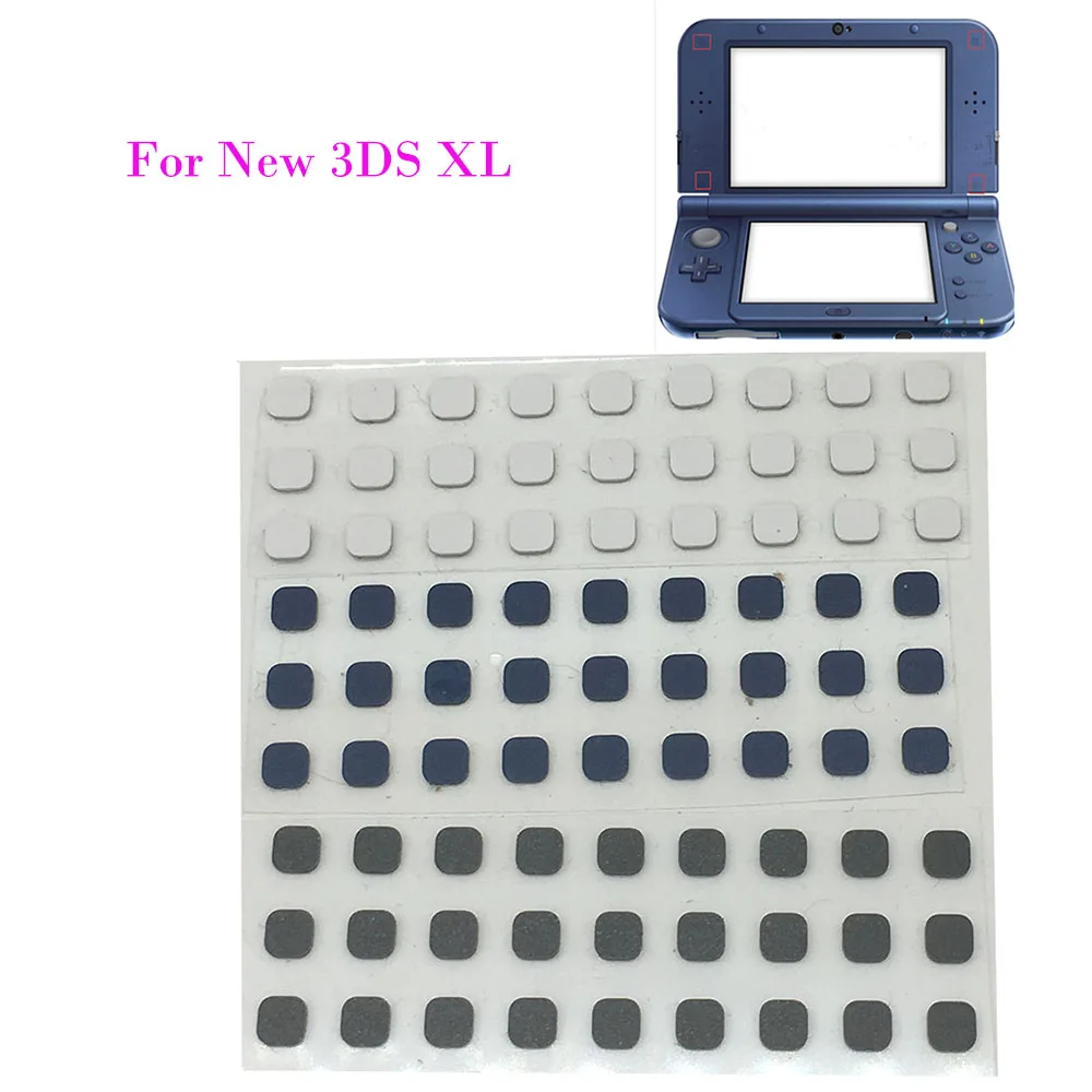 30pcs Front Screws Hole For New 3ds Xl Ll Console Rubber Feet Cover Accessories - AliExpress