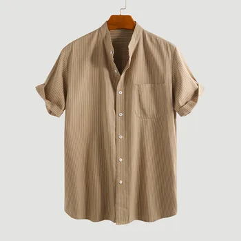 

Are you sure not to buy it Men Vintage Splicing Pocket Linen Solid Short Sleeve Retro Футболки Tops Blouse Purchasing 2020