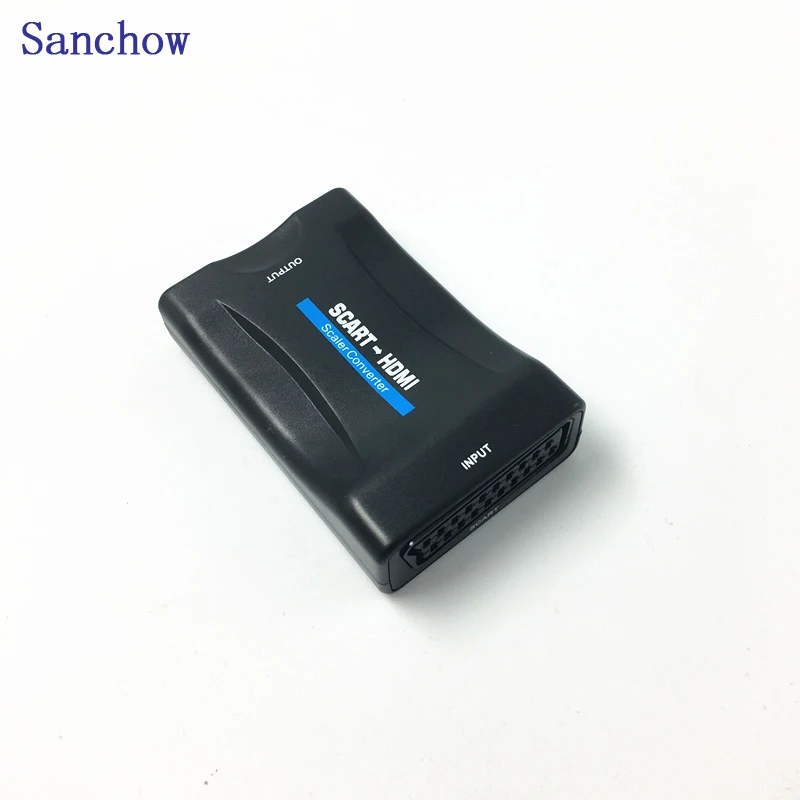 Sanchow 1080 P SCART К HDMI аудио-видео высококлассные конвертер адаптер для HD ТВ DVD Sky Box СТБ