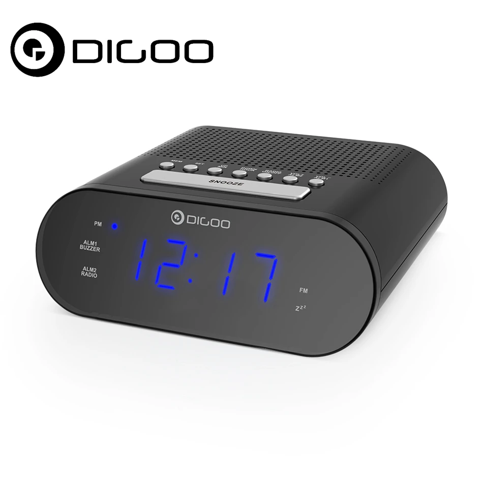 Digoo Dg Fr200 Smart Led Digital Display Alarm Clock Dengan Fm Led Digital Display Alarm Clock