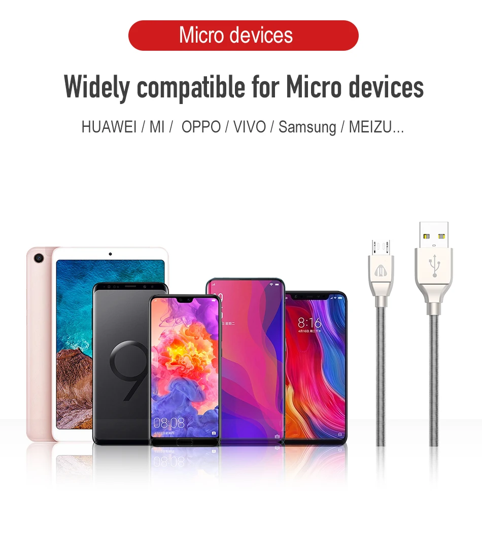 Jellico Micro USB кабель металлический зарядный кабель для samsung Xiaomi huawei htc Android мобильный телефон Быстрая Зарядка Кабели синхронизации данных