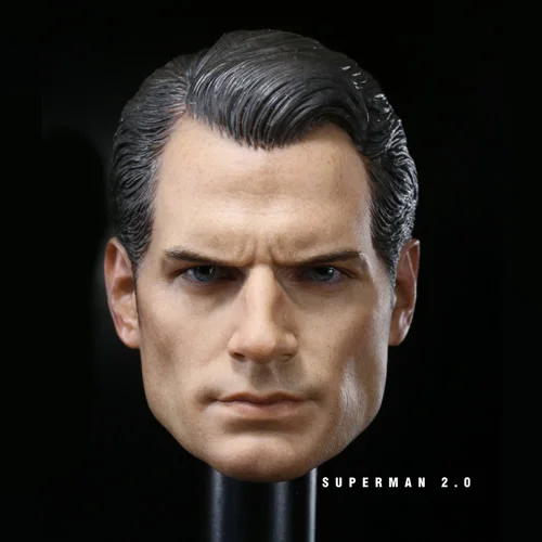 

1/6 BVS Batman VS Superman Superman 2.0 Head Sculpt for 12" Collectible Action Figure DIY