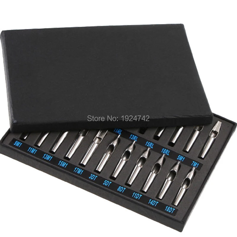 2 Stainless Steel Tattoo Tips