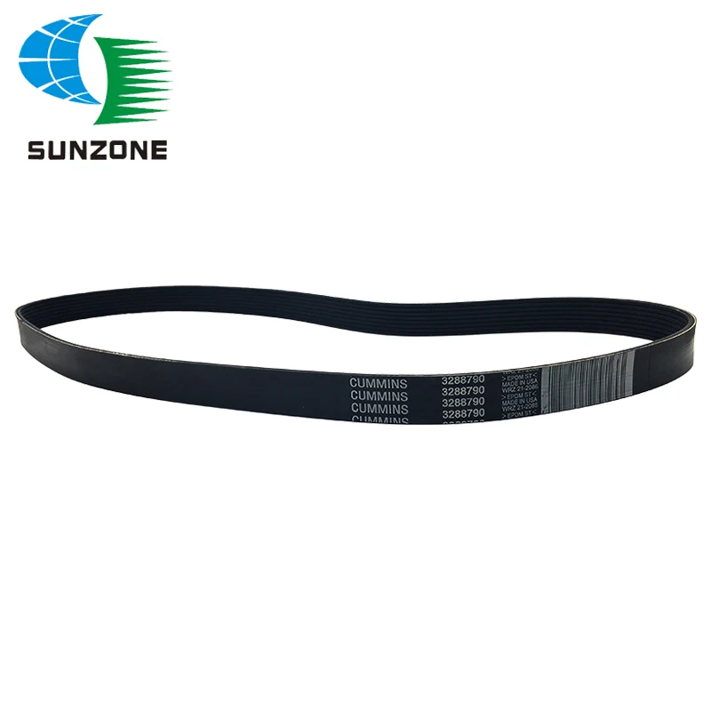Rubber Fan Belt 3288790 For Engine NT855 6BT V Ribbed Generator Belt