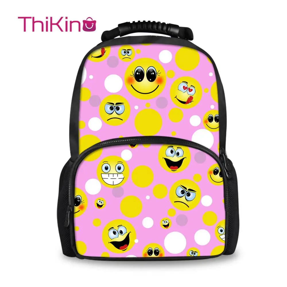 

Thikin 2019 3D Printing Funny Looks Backpack for Teenager Large Size School Bag for Students Men Women School Backpack
