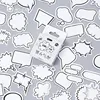 45pcs/pack Creative Black White Bubble Album Paper Label Stickers Crafts And Scrapbooking Decorative Sticker Cute Stationery ► Photo 1/5