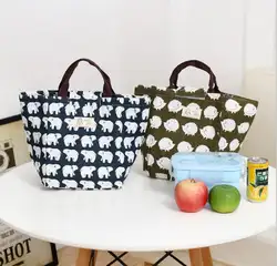 Pq291 20*23*17 см контейнер для ланча Tote Lunch Box ученики начальной школы обед сумки обед Сумка Поясная Сумка Tote теплоизоляция