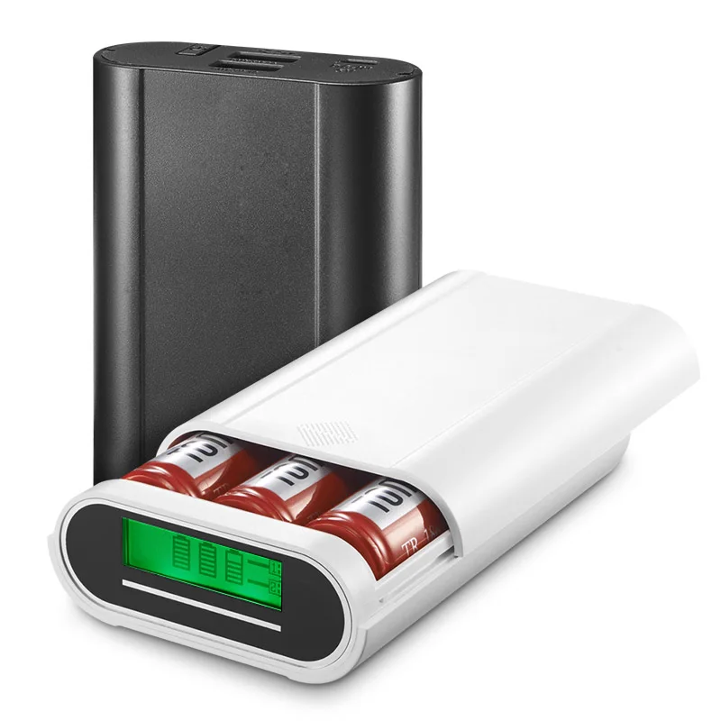 

2017 New Style M3 Powerbank Casing Box Fit For 3pcs 18650 Batteries Charging Station Power Bank Case Diy Box (No Battery)