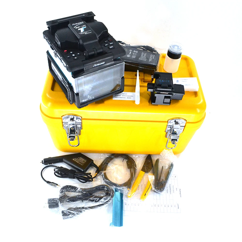 Máquina de Emenda Aitelong Rápida Fibra Óptica Splicer 360x Ampliação Igual Inno Vista 3 Sat-17t 7s 13 Fibra Óptica Splicer Da Fusão