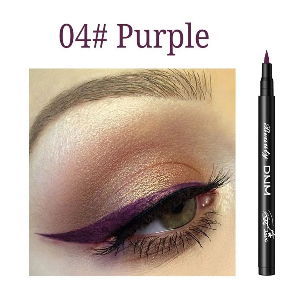 1PC Waterproof Matte Liquid Eyeliner Eyeshadow Long Lasting Multi-Colored Pigment Cosmetic Eye Shadow Liner Makeup Accessories