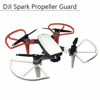 

4 pieces Propeller Guard Blade Bumper Protector Anti-Crash for DJI Spark Drone with Landing Gear kits White and Red Accessories