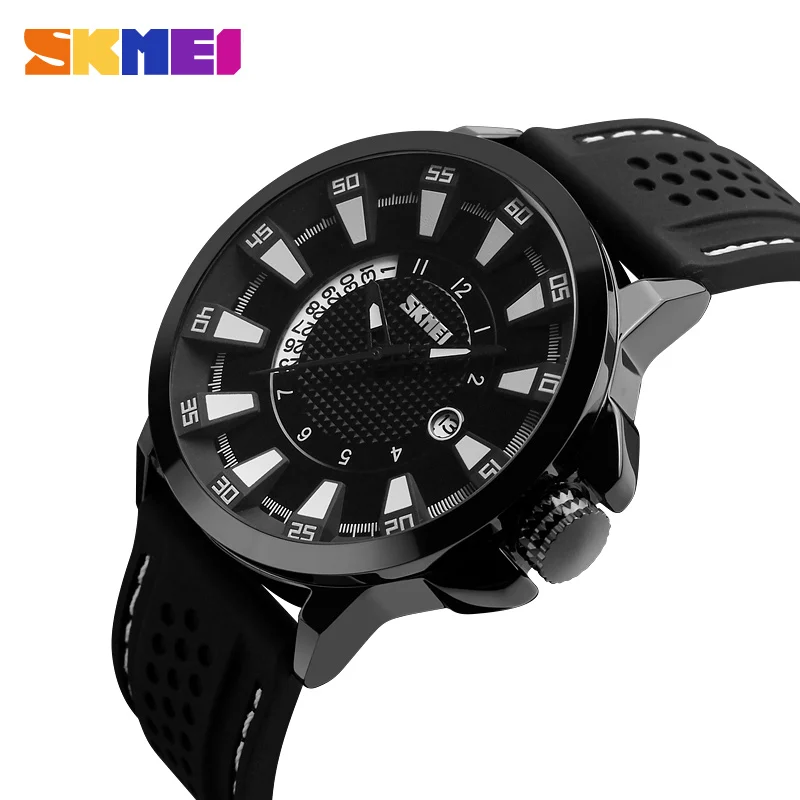 

SKMEI Fashion Men Watches Complete Calendar Quartz Wristwatches Sport Watch 30M Waterproof Outdoor Relogio Masculino 9152
