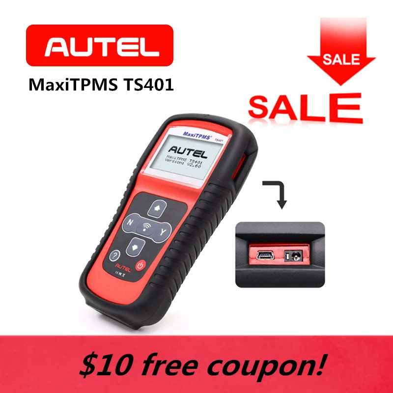 

AUTEL MaxiTPMS TS401 TPMS Diagnostic Tool Programming Tire Pressure MX-Sensor obd2 Activator Decoder Automotive Car Accessories
