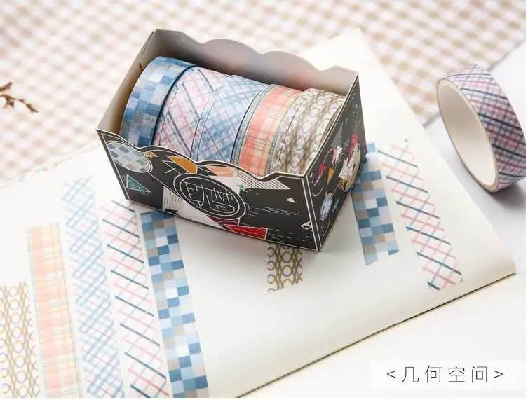 5+ 4 шт./партия Kawaii Serise коллаж лента DIY декоративные Скрапбукинг изоляционная лента клейкая набор декоративного скотча Васи этикетка Стикеры канцелярских принадлежностей - Цвет: 1