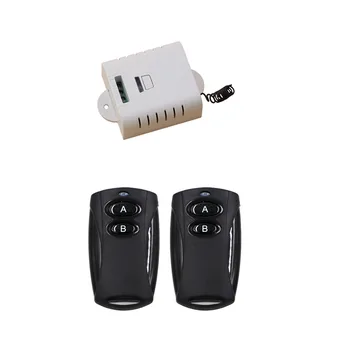 

Free Shipping AC85V 110V 120V 220V 1CH Wireless Remote Control Switch with Manual Button Receiver+Transmitter Learning Code