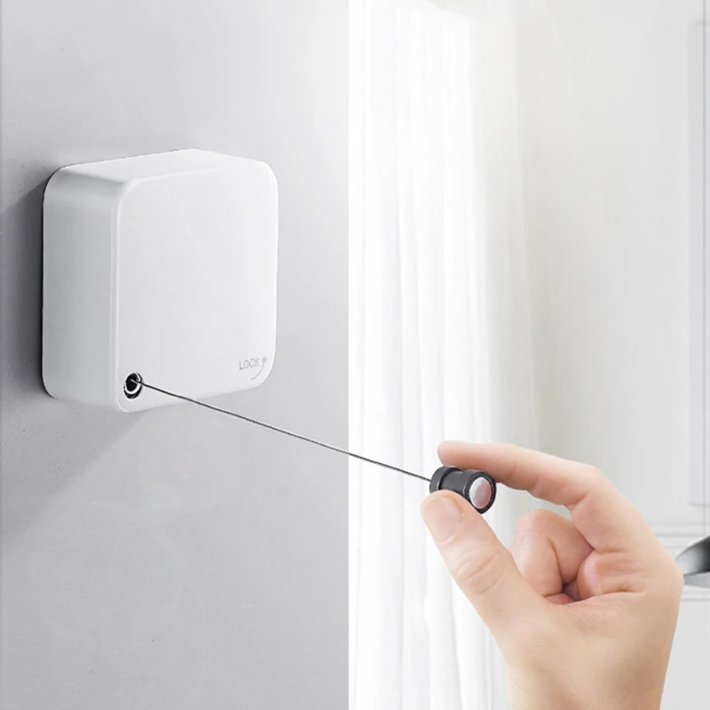 QuickDone нержавеющая невидимая телескопическая бельевая линия для ванной комнаты, балкона, настенная Выдвижная линия, сушилка для одежды NDK0417