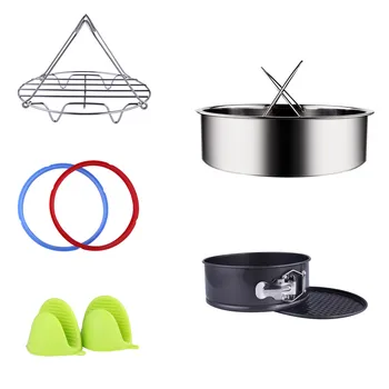 

Kitchen Durable Pressure Cooker Accessories For Instant Pot And Steamer Basket Springform Pan Egg Steamer Rack Cooking Pot Mitt