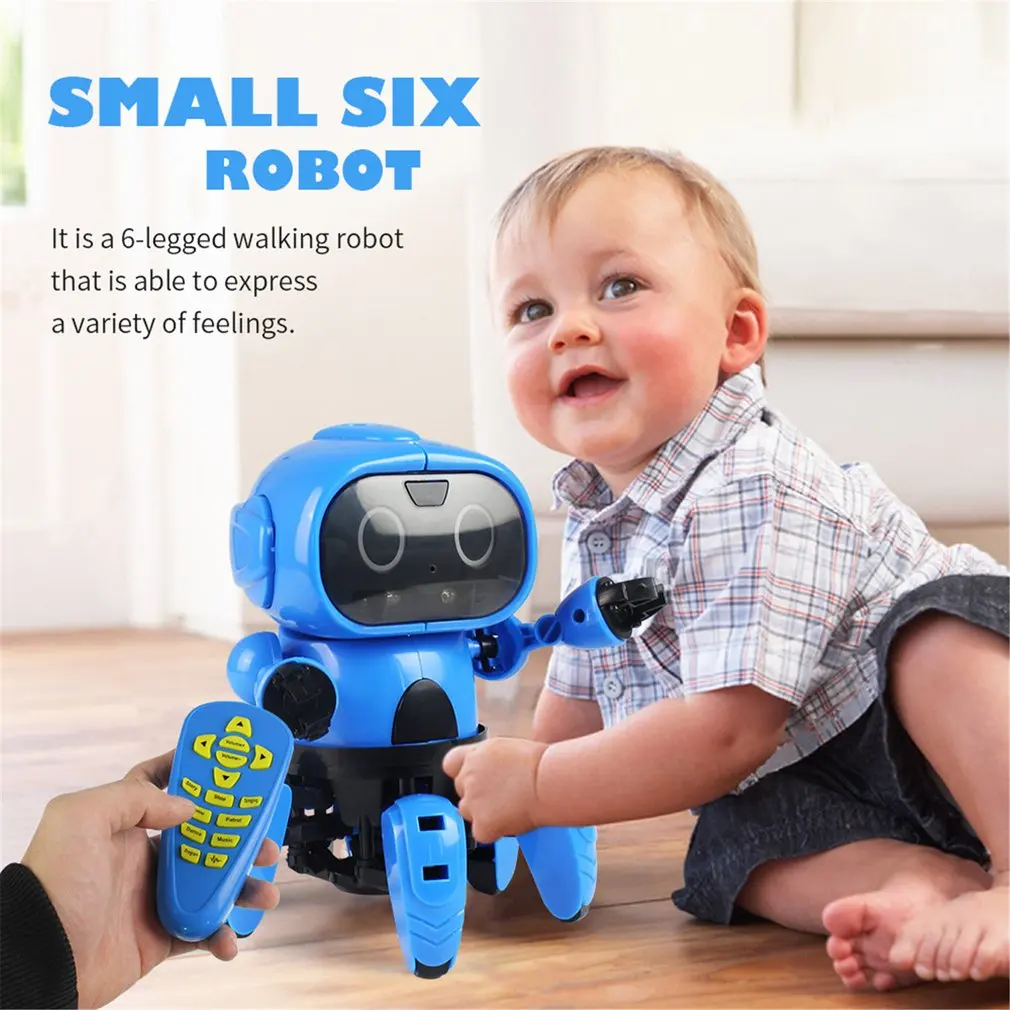 Smart Induction 6-Legged Electric RC Robot DIY Unassembled Kit Gesture Sensor Obstacle Avoidance Kids Remote Control Toys Smart Induction 6-Legged Electric RC Robot DIY Unassembled Kit Gesture Sensor Obstacle Avoidance Kids Remote Control Toys
